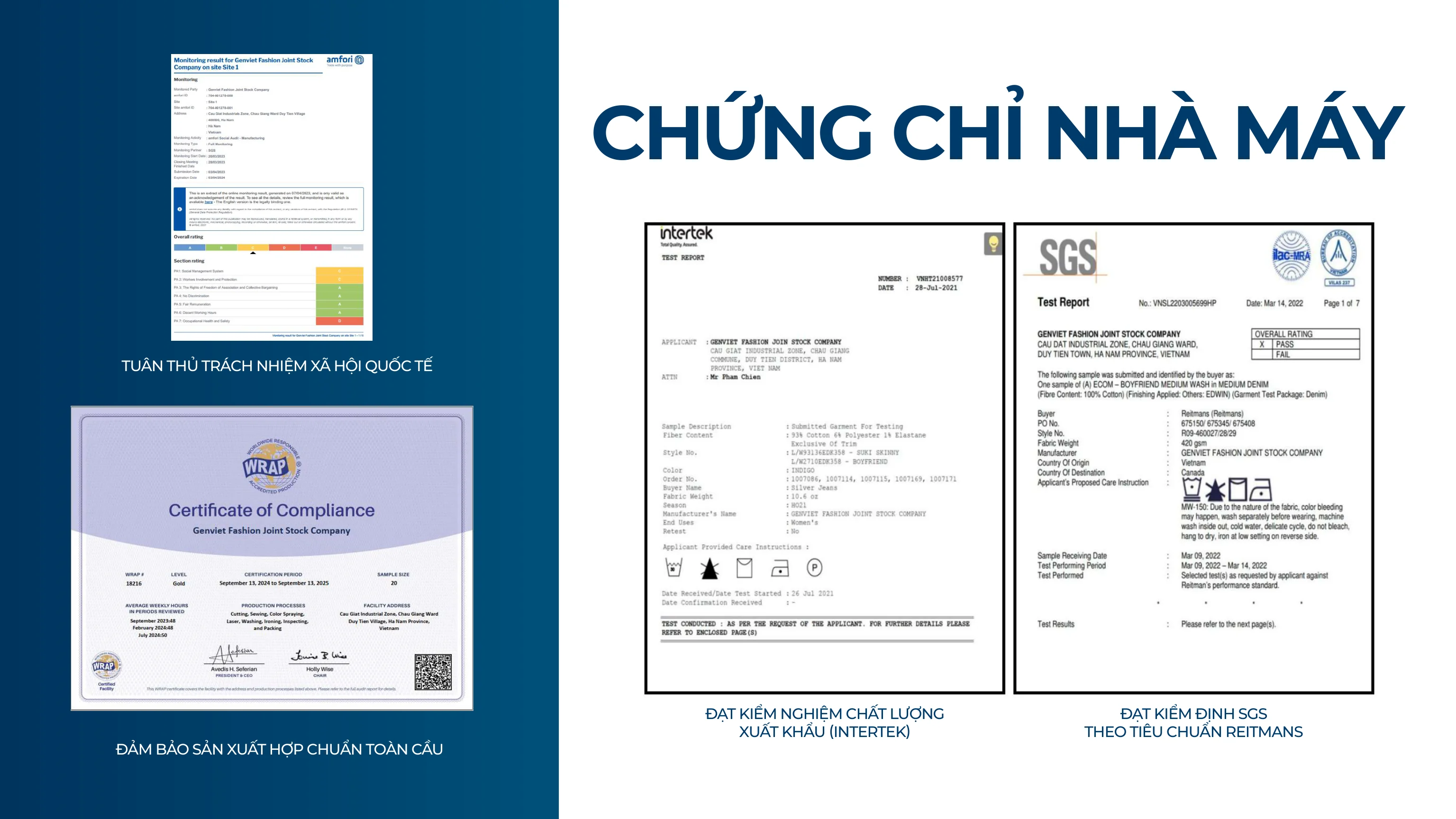 Chứng chỉ GENVIET