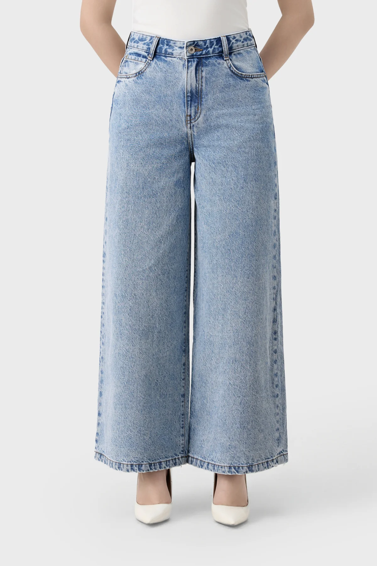 Chân váy denim